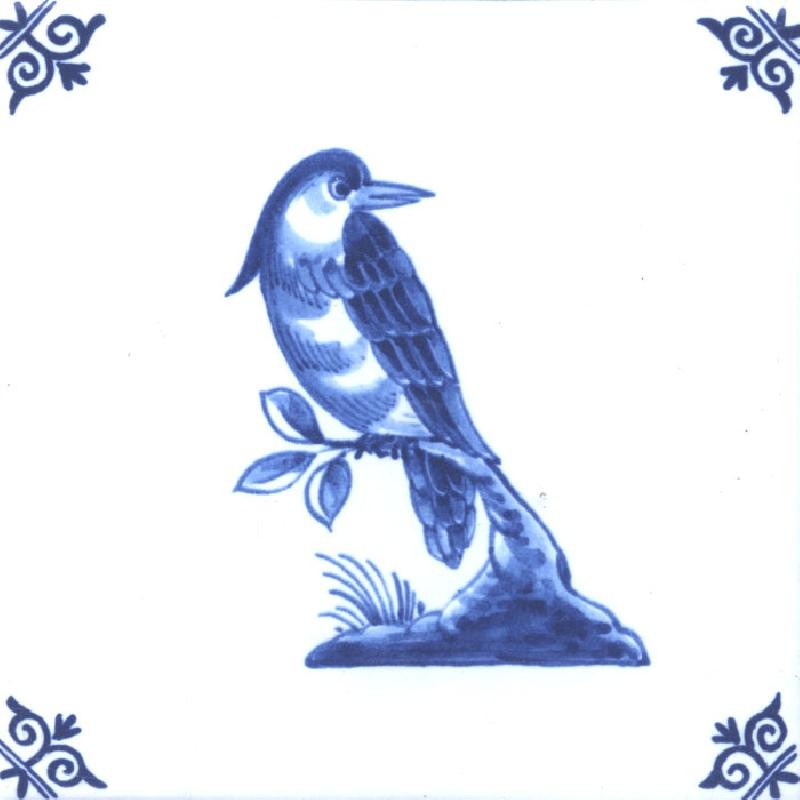 Vervloekt Nederigheid Conjugeren Vogel - Vogels blauw - Nieuwe tegels - Tegels - Online shop